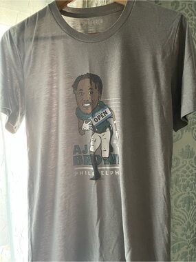 RARE Jason Kelce Brand Underdog Apparel Philly shirt w/ AJ Brown Graphic size S